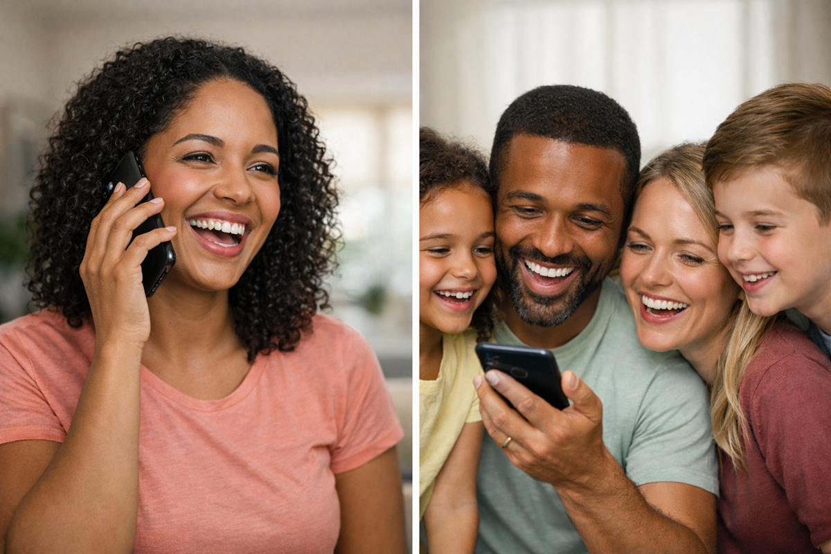 Family calling and staying connected